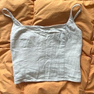 Abercrombie and fitch XS linen tank top
